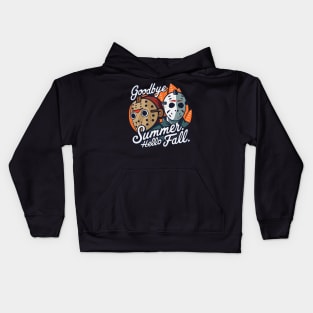 Goodbye Summer Hello Fall Kids Hoodie